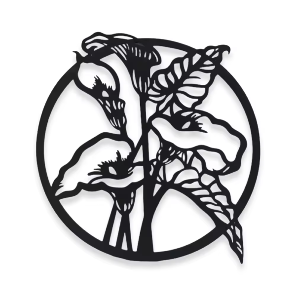 Crafted Creations™ - Home Decor Crafts Living Room Accessories Metal Flower Wall Decor - Image 4