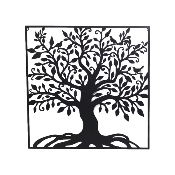 Crafted Creations™ - Metal Wall Art Tree of Life Family Tree Metal Wall Decor Home Office Decoration - Image 2