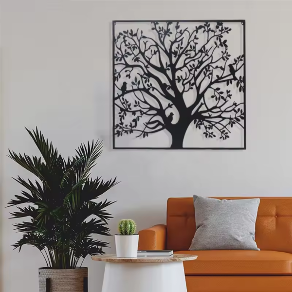 Crafted Creations™ - Metal Wall Art Tree of Life Family Tree Metal Wall Decor Home Office Decoration - Image 5