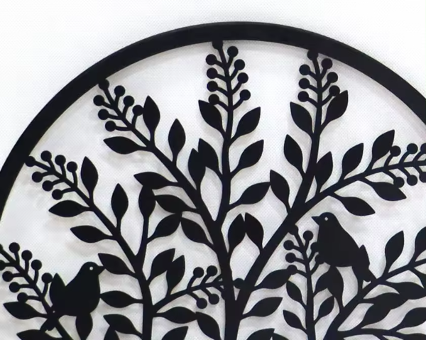 Crafted Creations™ - Laser cutting Modern round black life tree home decor - Image 5
